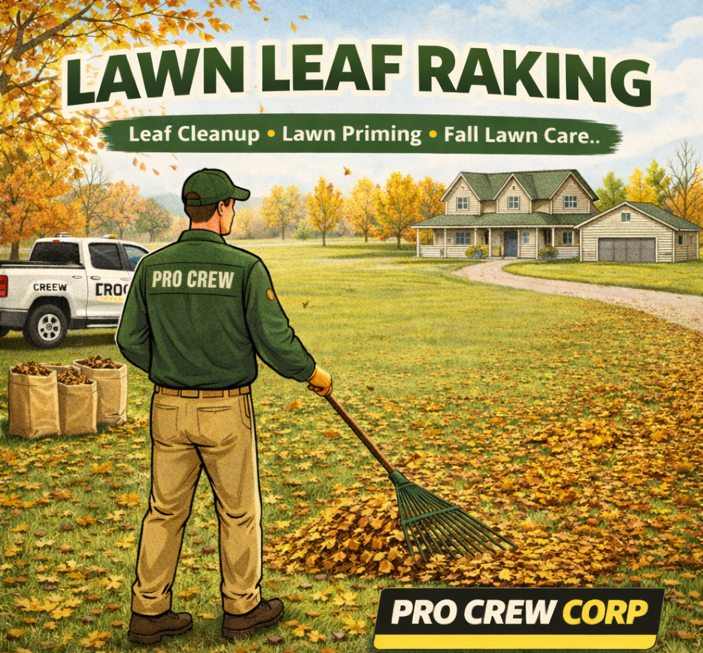 Lawn Leaf Raking