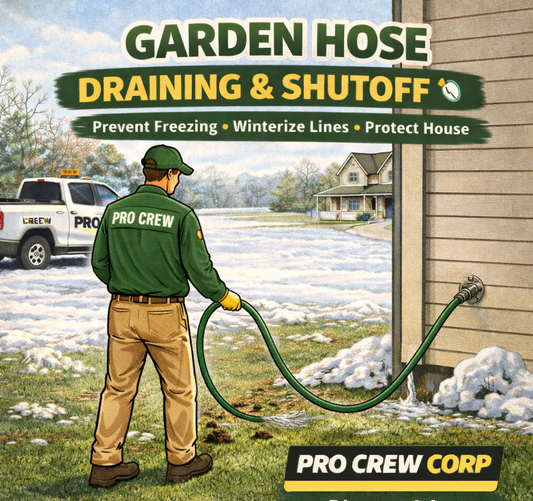 Garden Hose Draining and Shutoff