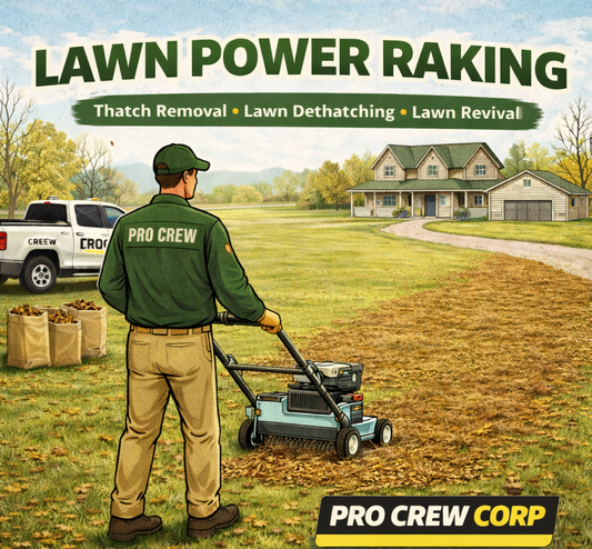 Lawn Power Raking