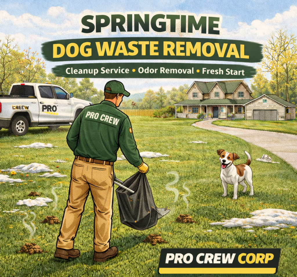 Spring Time Dog Waste Removal